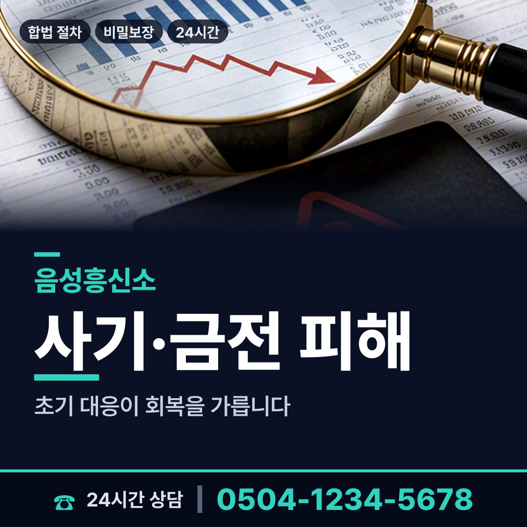 음성 소이면 온라인흥신소 상담 안내